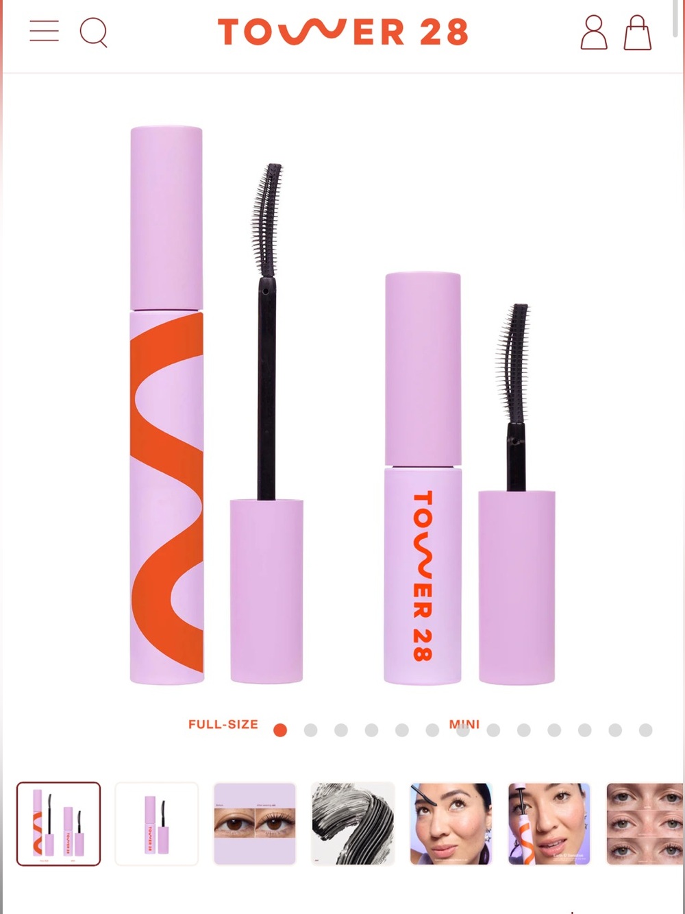 Tower 28 MakeWaves Mascara full size NIB